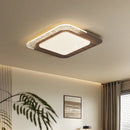 Axyaa Cream Minimalism LED Ceiling Light for Bedroom Living Room Home Decor
