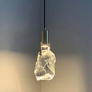 Axyaa Crystal Art Pendant Light for Modern Minimalist Decor in Bedroom, Living Room