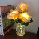 Axyaa Rose Blossom Floor Lamp: Nordic Style Bedroom Living Room Indoor Light
