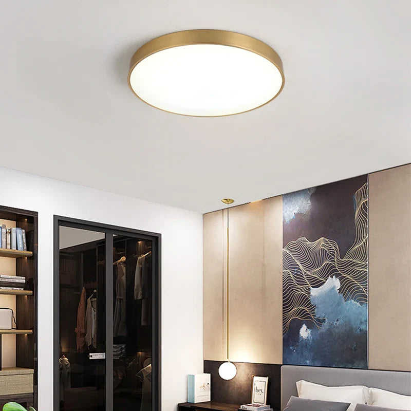 Axyaa Round LED Ceiling Light for Modern Living Spaces