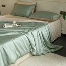 Axyaa Mulberry Silk Bedding Set Duvet Cover Flat Sheet Pillowcase Twin King Queen Size