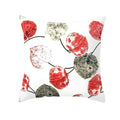 Axyaa Autumn Maple Leaves Pillow Cases with Fresh Print Flower Plant Custom Polyester Cover
