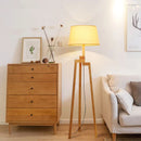 Axyaa Wooden Art Decor Floor Lamp for Living Room Bedroom Kitchen Stand Bedside
