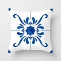 Axyaa Blue Mandala Pattern Pillow Case 45*45cm