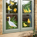 Axyaa Duck Family Glass Decals Set for Kids Room Decor