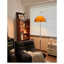 Axyaa Modern Dark Brown Lampshade Floor Lamp for Parlor Bedroom