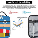 Axyaa Captain America Lunch Bag: Insulated, Leakproof, Thermal Cooler for School and Office