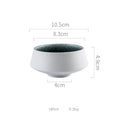 Axyaa High Foot Ceramic Soup Bowl Dessert Pasta Salad Snack Household Specialty Tableware