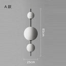 Axyaa Glass LED Ball Pendant Light for Modern Spaces