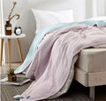 Axyaa Cotton Air-conditioning Bedspread Comforter for Twin Queen Size Bed