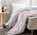Axyaa Cotton Air-conditioning Bedspread Comforter for Twin Queen Size Bed