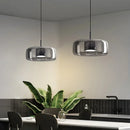 Axyaa Glass Pendant Light: Modern Luxury Nordic LED Hanging Lamp for Bedroom