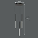 Axyaa Modern Stair Chandelier Pendant Light: LED Ceiling Lamp for Living Room