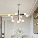 Axyaa Glass Hanging Lamps, LED Chandelier for Living Room, Bedroom, Shop & Bar