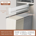Axyaa Aluminum Sliding Pants Rack - Wall-mounted Wardrobe Organizer & Drying Holder