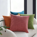 Axyaa Linen Cushion Covers for Sofa, Living Room, Car - Decorative Pillowcase