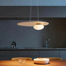 Axyaa Wooden Glass Ball Pendant Light - Modern Nordic Living Room Kitchen Dining Decor