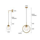 Axyaa Glass Ball Chandelier Pendant Light for Home Decor