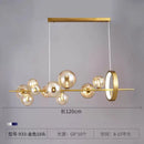 Axyaa Glass Magic Bean Pendant Lamp Modern Nordic LED Lights Home Decor