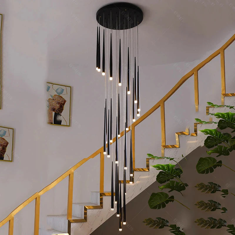 Axyaa Modern LED Pendant Light Chandeliers for Living & Dining Room Lighting