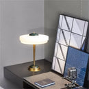 Axyaa Marble Table Lamp: Elegant LED Desk Light for Home Decor & Bedroom