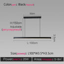 Axyaa LED Dining Room Pendant Lights, Minimalist Design for Home, Restaurant, and Office