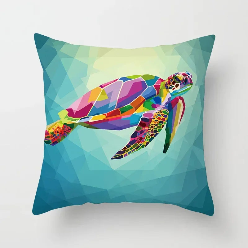 Axyaa Abstract Animal Pattern Pillowcase 45*45cm