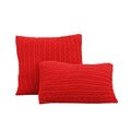 Axyaa Vintage Christmas Knitted Pillow Cover Set