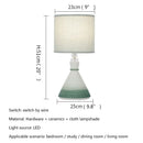 Axyaa Nordic Ceramic LED Table Lamp for Modern Home Decor in Living Room or Bedroom