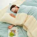 Axyaa King Size Plaid Blanket - Luxuriously Soft and Warm Comforter