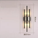 Axyaa Crystal Wall Lamp for Living Room Bedroom TV Background Sconce