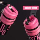 Axyaa Tritan Water Bottle with Straw | Portable Sports Water Cup | Heat-resistant Plastic