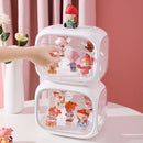 Axyaa Doll Case: Clear Display Box for Collectibles - 12 Columns