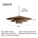 Axyaa Wabi Sabi Hemp Rope Chandelier for Zen Tea Room Living Space