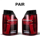 Axyaa LED Tail Lights for VW Transporter T6 2016-2019 - Driving, Turn Signal, Brake, Reverse