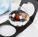 Axya Round Dessert Cups with Lid - Pack of 50 or 100