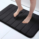 Luxury Memory Foam Bath Mat by Axyaa: Super Absorbent, Soft Coral Velvet, Non-Slip Rug