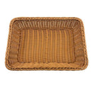 Axyaa Woven Style Plastic Kitchen Storage Basket for Home Organization