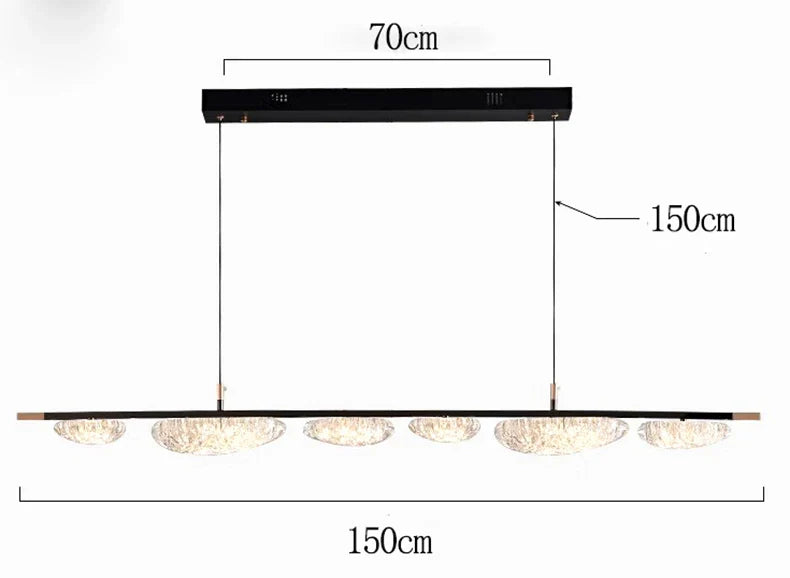 Nordic Dining Room Pendant Lamp by Axyaa - Indoor Lighting Chandelier for Living Room
