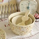 Axyaa Korean Floral Ceramic Bowl: Elegant INS Style for Home Dining