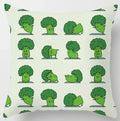 Axyaa Yoga Panda & Avocado Cartoon Animal Throw Pillow Bundle