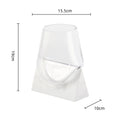 Axyaa Glass Vase on Marble Base for Modern Home Décor