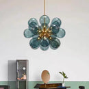 Axyaa Glass Ball Pendant Light: Nordic Minimalism for Bedroom, Restaurant, Model Room