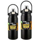 Axyaa Stainless Steel Thermal Tumbler with Straw: Hot & Cold Water Bottle