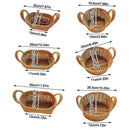 Axyaa Hand Woven Storage Basket for Fruits, Vegetables, and Bread