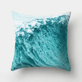 Axyaa Sea Waves Cushion Cover 45x45cm for Home, Office & Car Décor