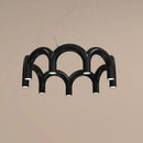 Axyaa Modern Art LED Chandelier Nordic Arch Pendant Lamp