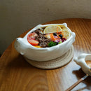 Axyaa Ceramic Polar Bear Noodle Soup Bowl - Creative Restaurant Kitchen Supplies