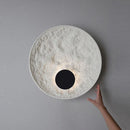 Axyaa Resin LED Wall Lamp: Minimalist Nordic Bedroom Sconce for Hotel Aisle & Corridor