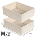 Axyaa Drawer Organizers: Oxford Underwear, Bra, Socks Storage Box for Closet, Jeans.